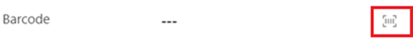 Microsoft Dynamics 365 - Mobile App Barcode scanner