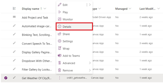 Side pane in model driven apps