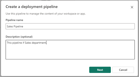 creating deployment pipelines