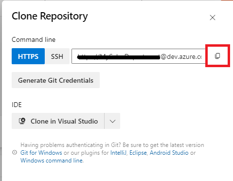 clone repository